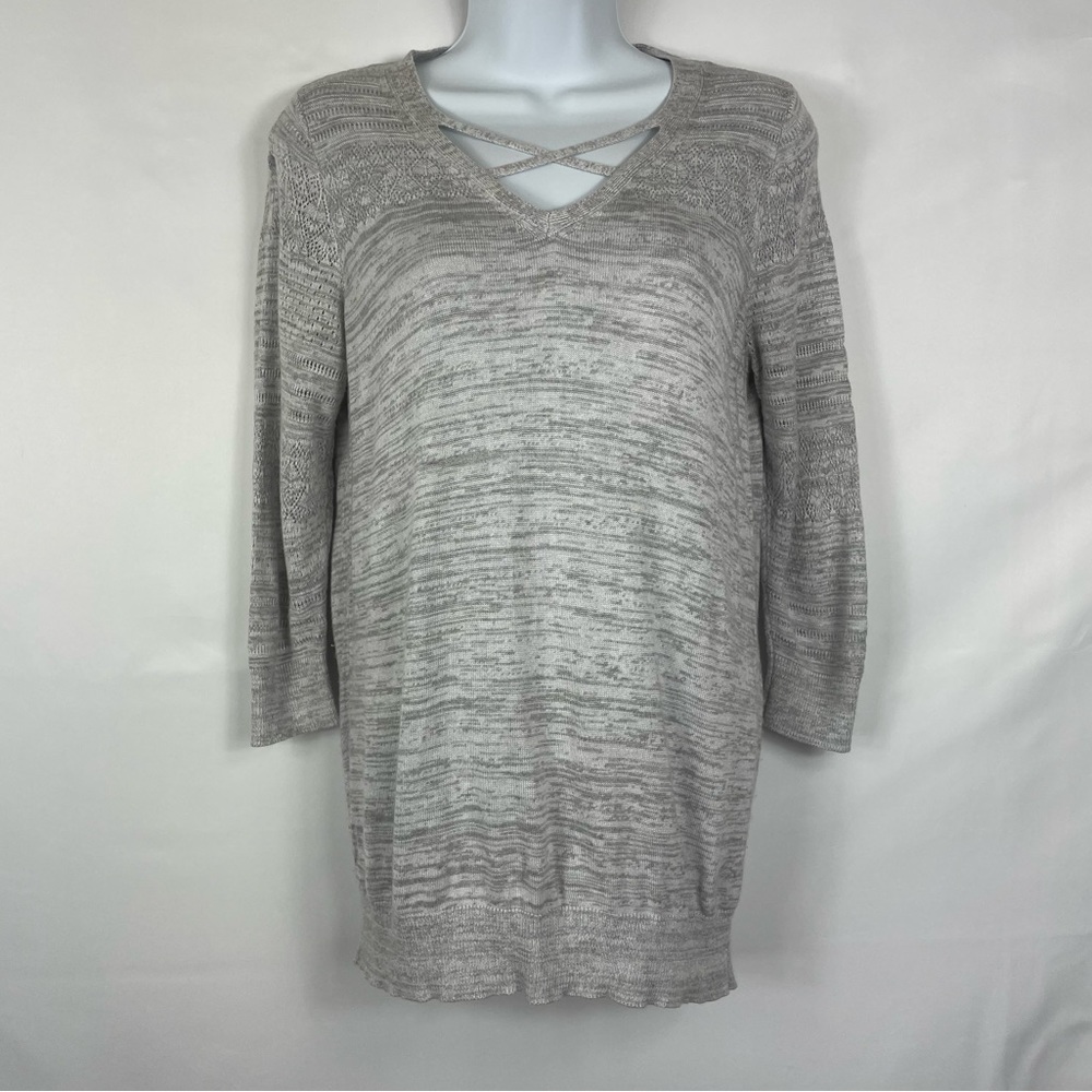 Lety & Me Gray Sweatshirt Women S